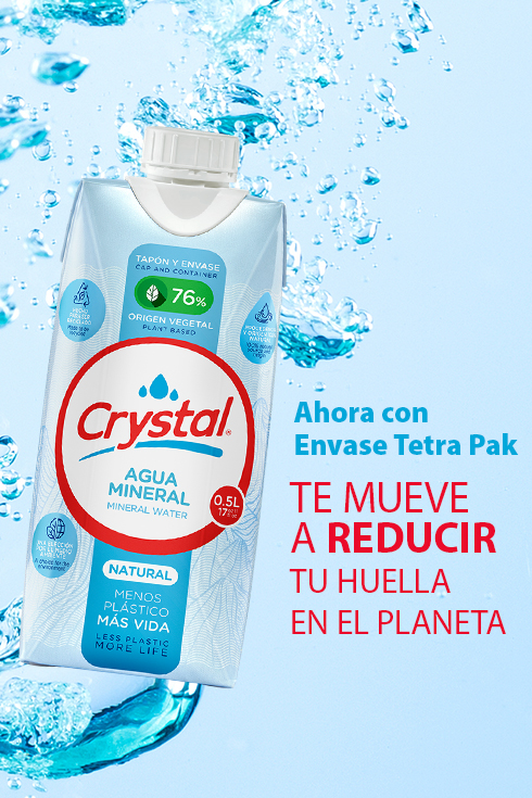 Botella Para Agua Cristal 1.5 L Pet Con Tapa 1 Pz